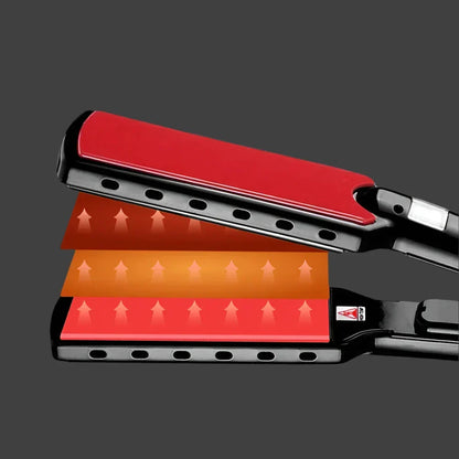 BowLift | Straightener TITANEA PRO | Width Nano-Titanium plates | 50–249 °C | LED display & Dual voltage | 25×4.3×3.5 cm