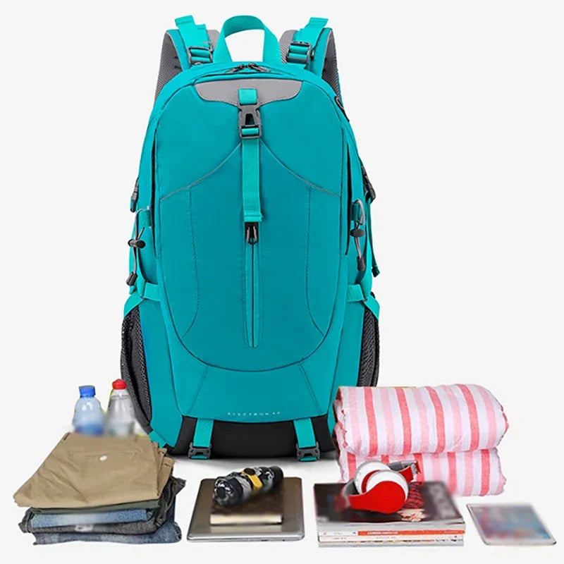 Skanto | TrekVault 40 Travel Backpack | 40 L Outdoor Backpack with Rain Cover | For Hiking, Travel & Daily Use | 31 × 20 × 52 cm