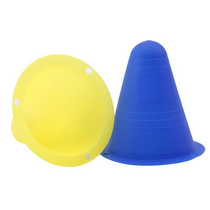 Skanto | 10-Pack Training Cones for Skating, Soccer, Football, and Sports Drills