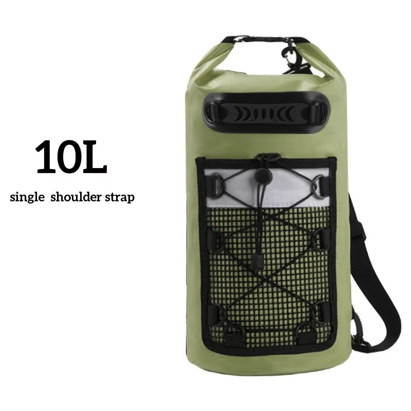 BowLift | Waterproof Dry Bag AQUARIX Motion | 10/20/30 L | Rolltop & Shoulder Strap | For Kayak, Beach & Trekking