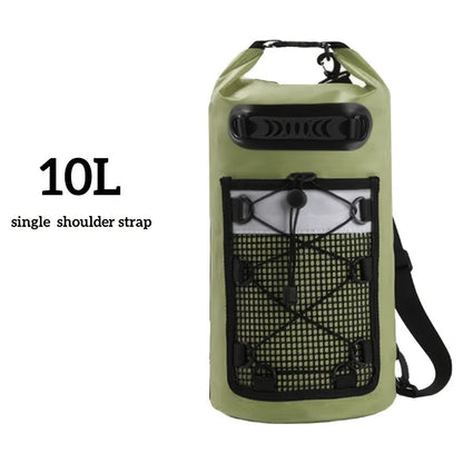 BowLift | Waterproof Dry Bag AQUARIX Motion | 10/20/30 L | Rolltop & Shoulder Strap | For Kayak, Beach & Trekking
