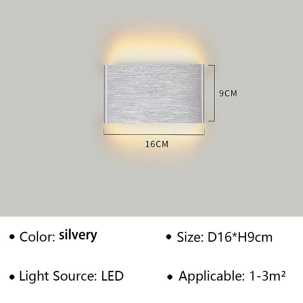 BowLift | LumiEra Modern LED Wall Lamp | Stylish Design | Warm White Light for Bedroom, Hallway & Bathroom