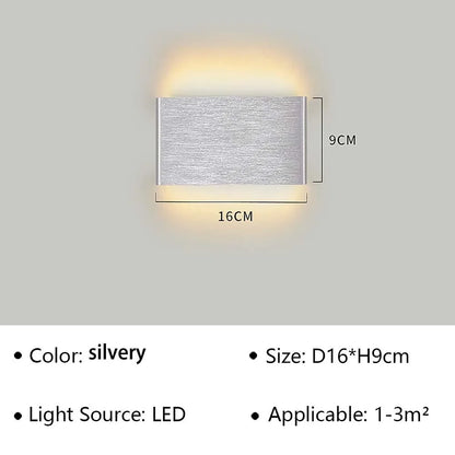 BowLift | LumiEra Modern LED Wall Lamp | Stylish Design | Warm White Light for Bedroom, Hallway & Bathroom