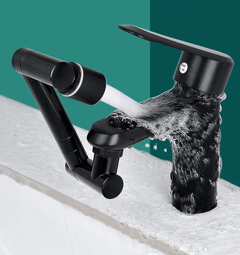 FlexiFlow 360° rotatable and pull-out faucet head Karnz