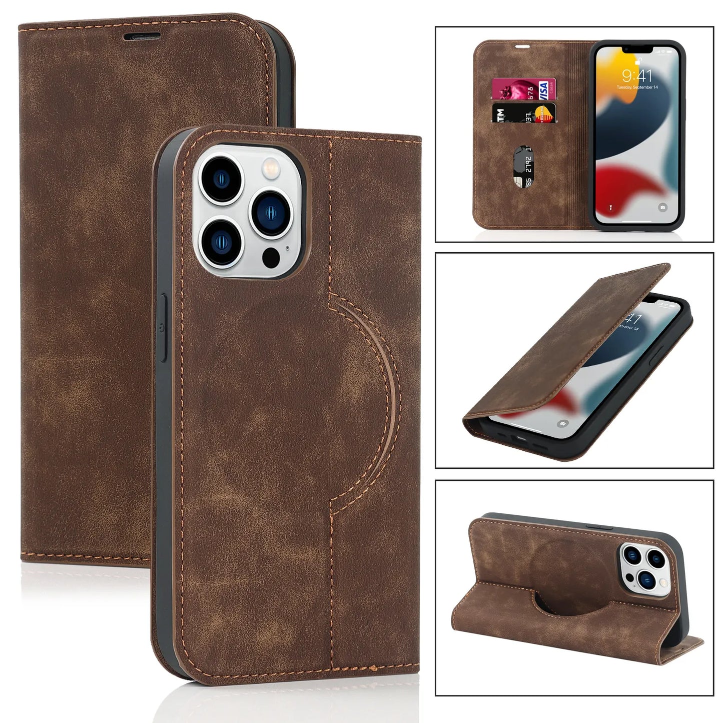 Sandsberg Wallet Case MagSafe Wireless Charging- iPhone