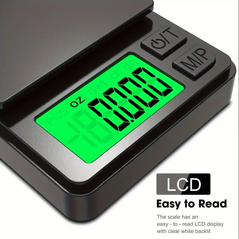 BowLift | Pocket Digital Precision Scale with Backlit LCD - Compact Gram Scale for Jewelry, Food, Coins, and Travel