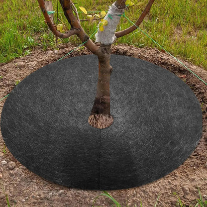 BowLift | Weed fleece tree disk – Breathable root protection mat for garden and plants