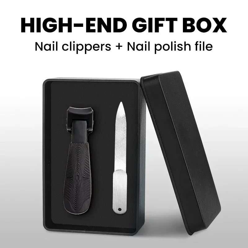 Skanto | 2023 New Anti-Splash Nail Clipper - Large Easy Nail Trimmer for Thick and Hard Nails, Household Items