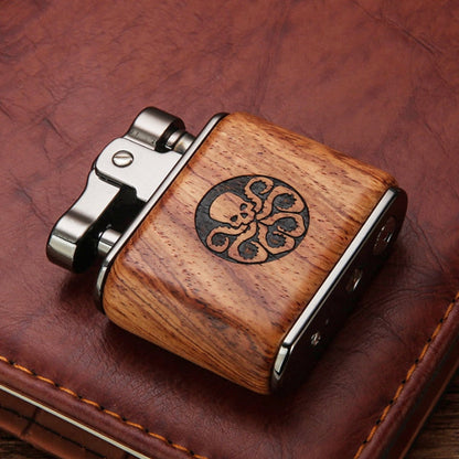 Wooden Vintage Spark Kerosene Lighter | Bowlift
