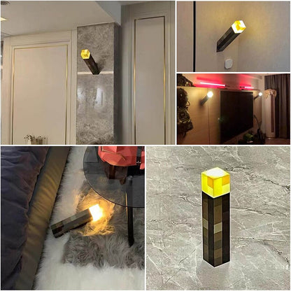 Skanto | Brownstone Torch Lamp