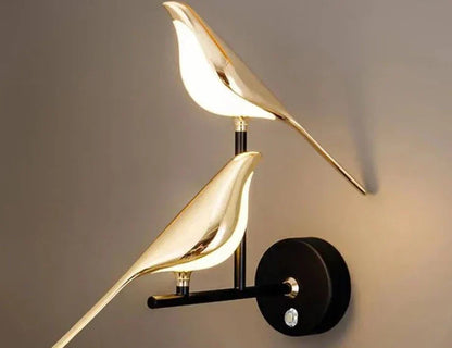 Skanto | BirdGlow – Enchanting Bird Wall Lamp for Soft, Captivating Light