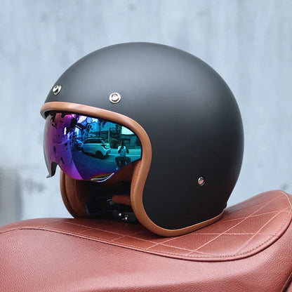 Kalsten | Retro Motorcycle Helmet 3/4 Open Face – Valor