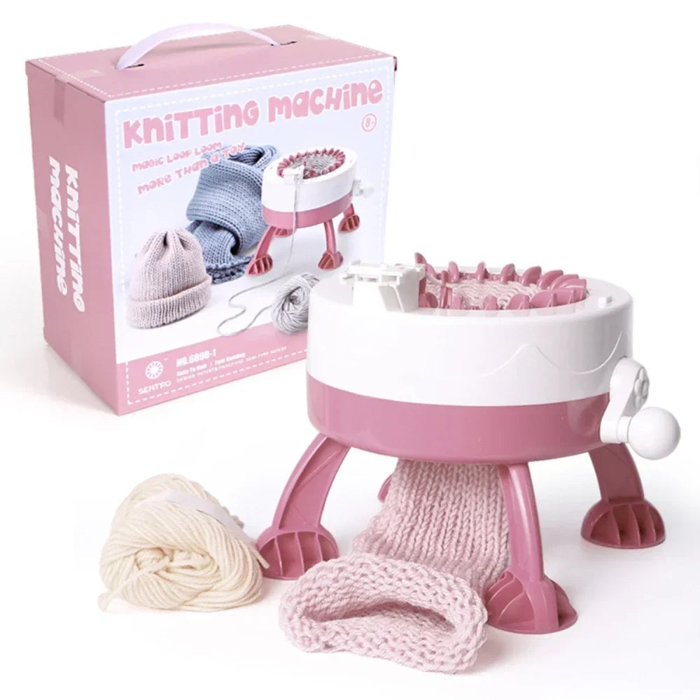 BowLift | Strickolino Knitting Machine | 22 Needles | Automatic Circular Knitting Set for Beginners & Adults | Fast Knitter with Accessories
