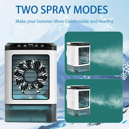 Portable Mini Air Conditioner – 3-Speed Small AC Unit with 900ML Water Tank, Electric Fan and Humidifier for Bedroom & Office | Bowlift