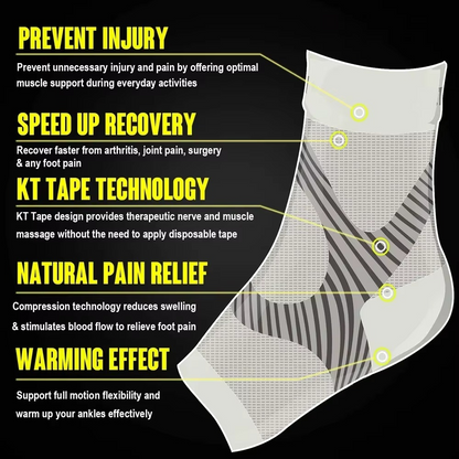 Kalsten | Plantar Fasciitis Night Compression Socks with Heel and Arch Support