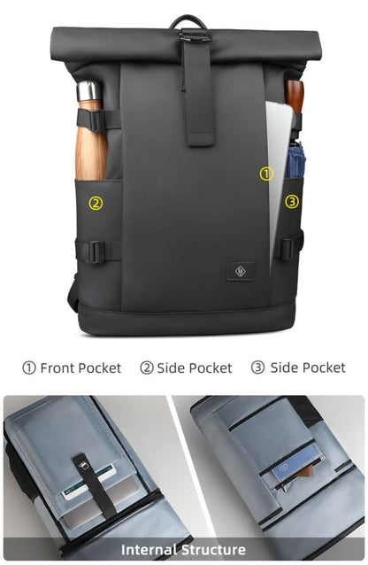 Skanto | Expandable Outdoor Backpack with Large Volume and Laptop Compartment