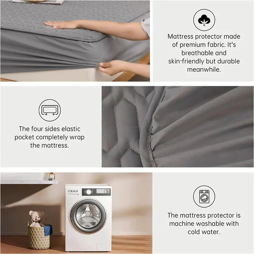 Skanto | Waterproof Ultra-Soft Fitted Latex Mattress Protector