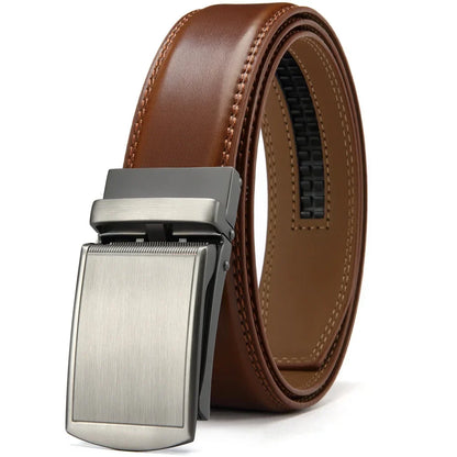 Skanto | Men's Leather Belt with Buckle