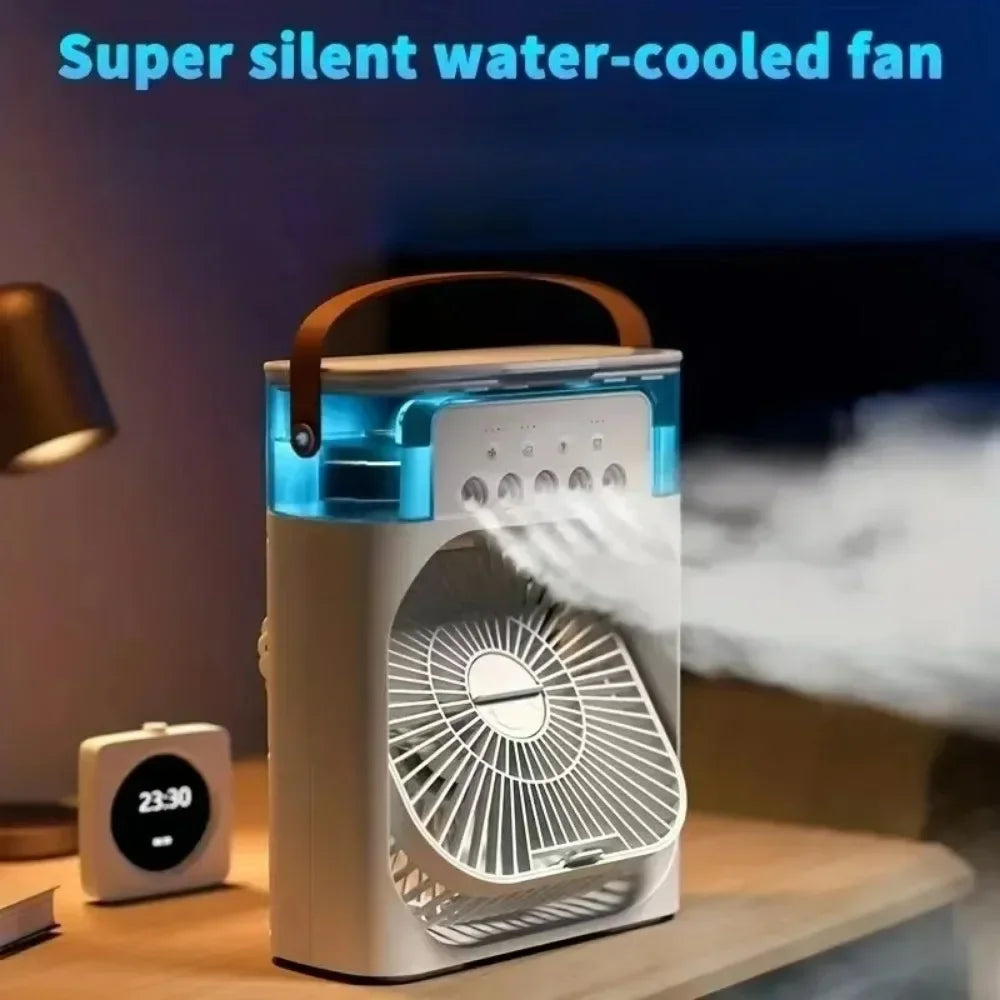 BowLift | Air cooler BrisaAir | 3-level fan & air humidifier | With timer & LED light | 600ml tank