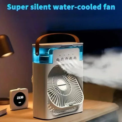 BowLift | Air cooler BrisaAir | 3-level fan & air humidifier | With timer & LED light | 600ml tank