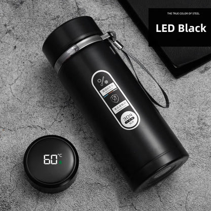 Skanto | 800ml-1L Stainless Steel Thermos – Portable Vacuum Flask with LED Temperature Display