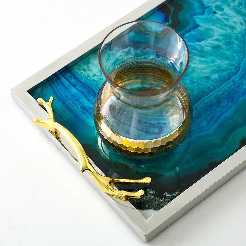 Blue Agate Tray Bowlift