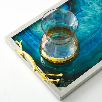 Blue Agate Tray Bowlift