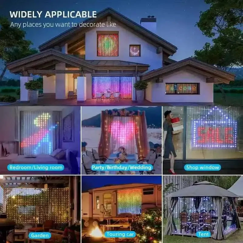 Skanto | Smart LED Curtain String Lights