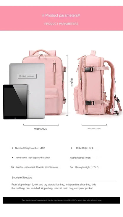 BowLift | Travel Carry-On Backpack with Shoe Compartment