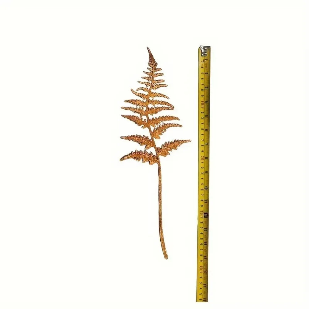 BowLift | FERROBLATT Rust decoration leaf sculpture | Metal garden stake for outdoors & indoors | Weatherproof & stylish | Autumn decoration for garden & home