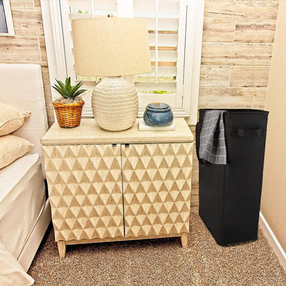 FlexiWash Laundry Basket – Foldable Laundry Basket with Oxford Fabric Handles Bowlift