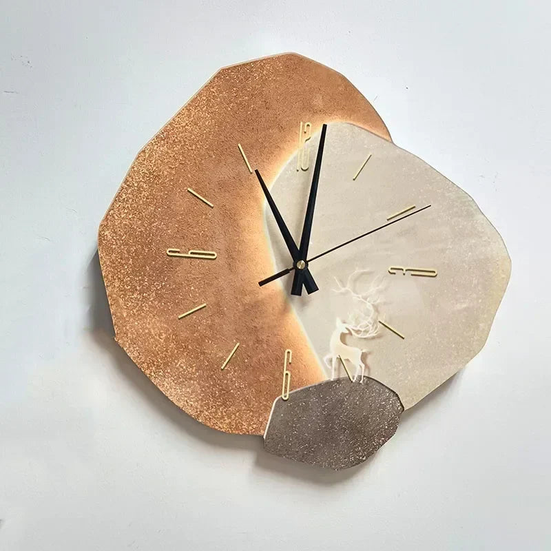 CreamWind Clock – Stylish Modern LED Wall Clock