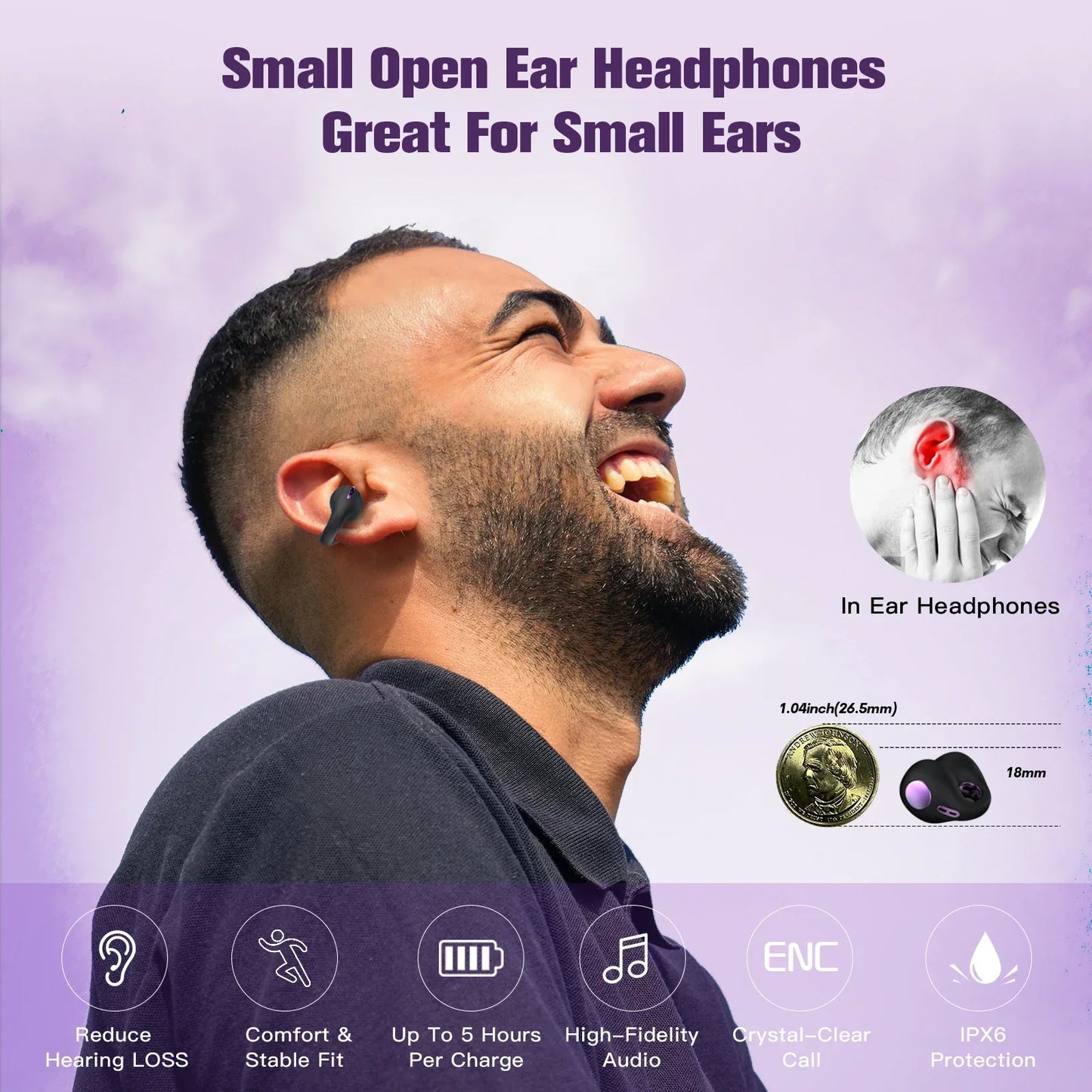 Skanto | Bone Conduction Ear Clip Headphones