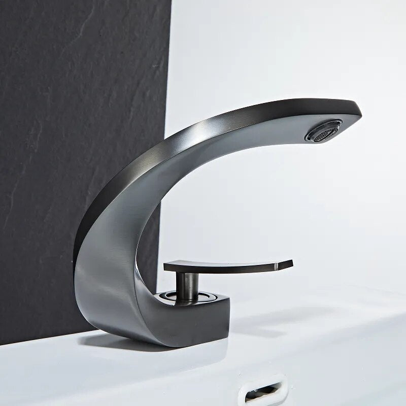 BowLift | Nordic Arch Artistic Deck Mounted Faucet