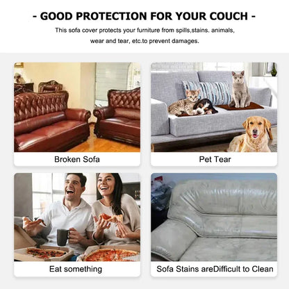 BowLift | Sofalino Stretch | Elastic Sofa Cover | Jacquard Design | For 1–4 Seater & L-Shape