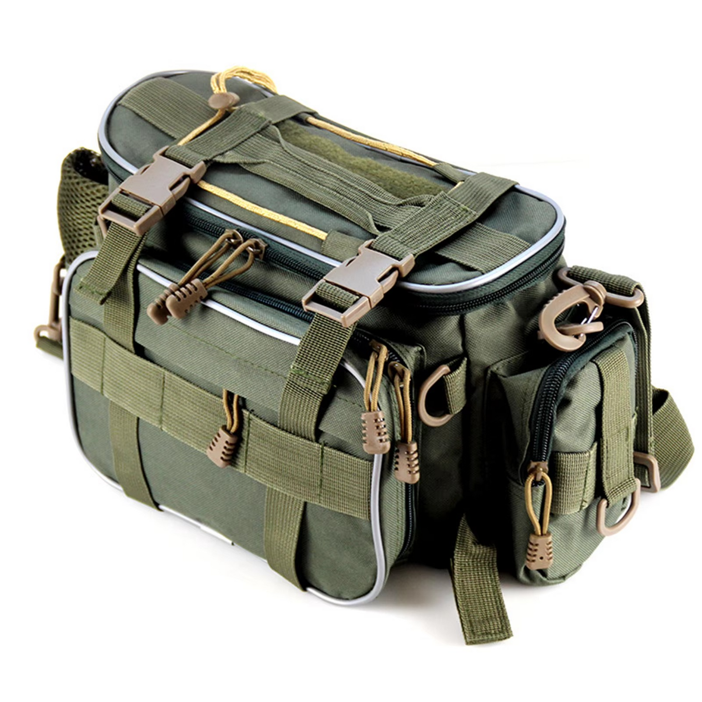 BowLift | Multi-Pocket Fishing Tackle Bag and Gear Organizer Waist Pack Messenger Handbag
