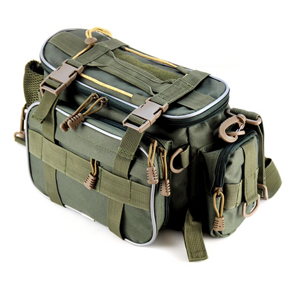 BowLift | Multi-Pocket Fishing Tackle Bag and Gear Organizer Waist Pack Messenger Handbag