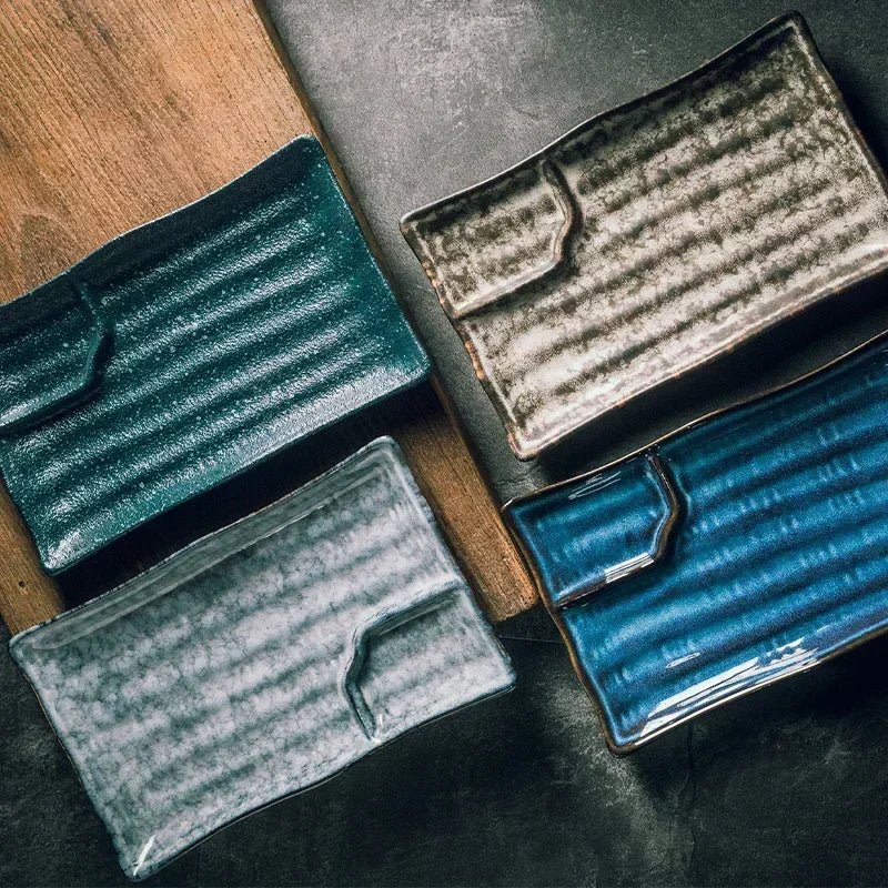 Artisan Ceramic Sushi Plate Karnz
