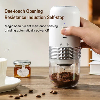 Skanto | Type-C USB Charging Professional Ceramic Grinding Core Coffee Bean Grinder Portable Coffee Machine Accessory