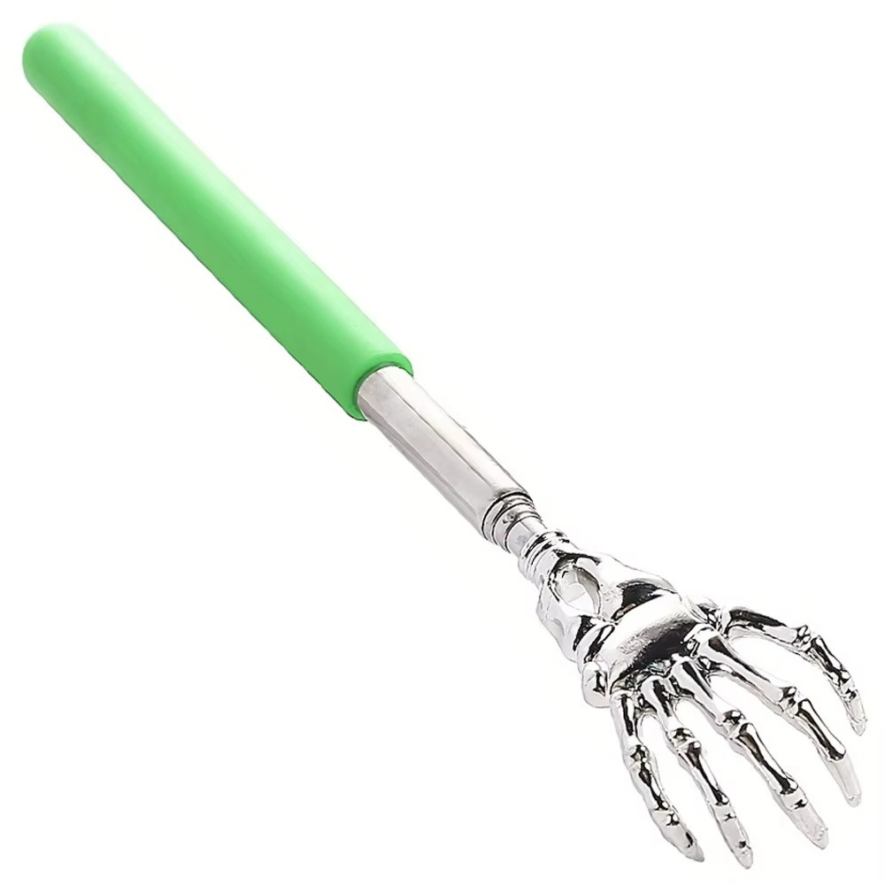 BowLift | Stainless Steel Telescoping Back Scratcher and Massager for People and Pets