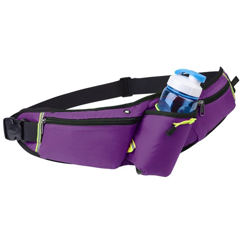 RunEase Belt – Waterproof Running Belt with Drink Holder Bowlift