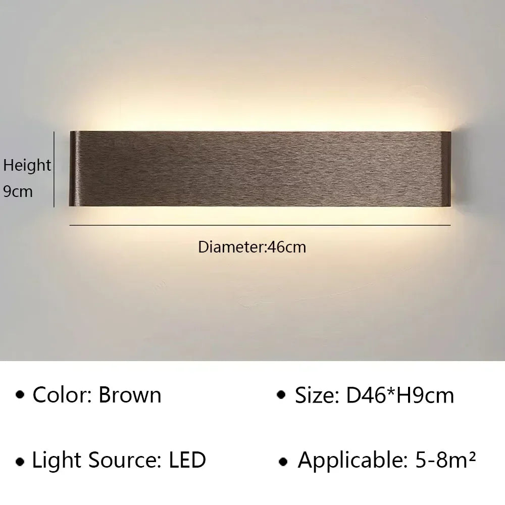 BowLift | LumiEra Modern LED Wall Lamp | Stylish Design | Warm White Light for Bedroom, Hallway & Bathroom