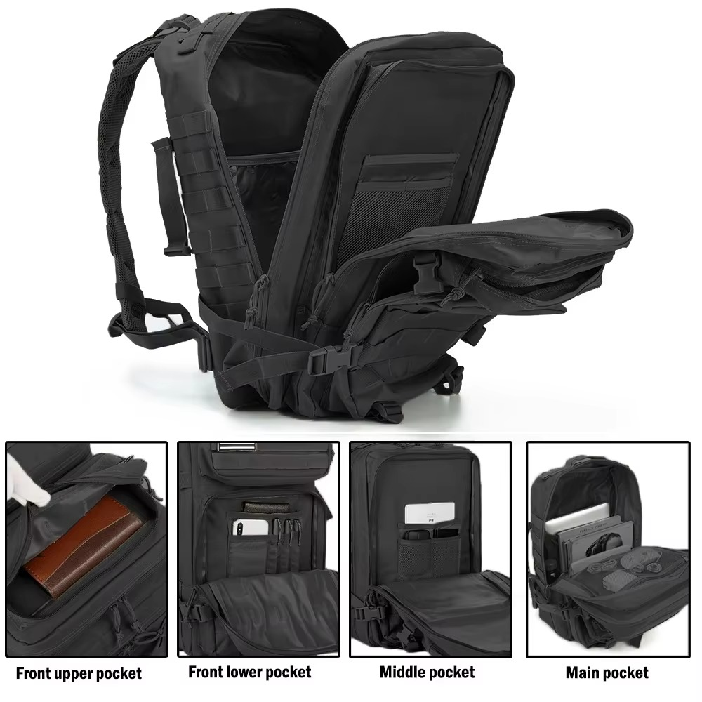 Skanto | Tactical Outdoor Backpack for Men 1014 oz or 1691 oz – Hunting, Hiking & Travel Gear Bag