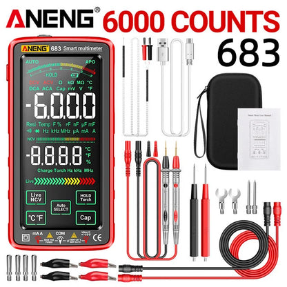 Skanto | 683 Smart Multimeter - High-End Touch, 6000 Counts, Rechargeable