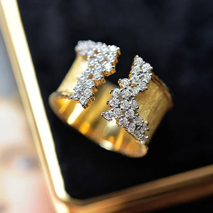 BowLift | Bold Diamond Sparkle Open Ring