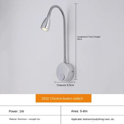 Karnz | Versatile LED Wall Light: Modern, Flexible, Perfect for Reading in Bed