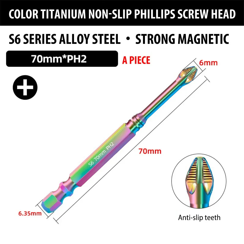 BowLift | Magnetic Titanium Impact Anti-Slip Screw Head