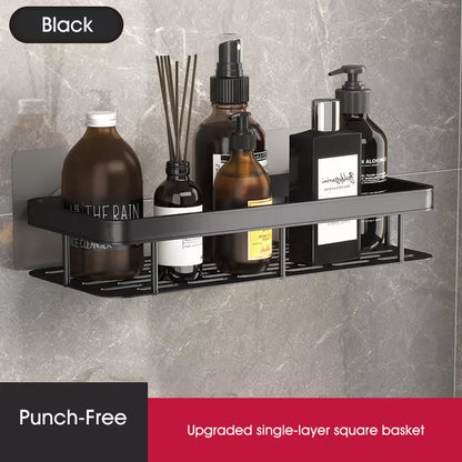 BowLift | Stylish & Practical No-Drill Shower Corner Shelf – Space-Saving Bathroom Storage Rack