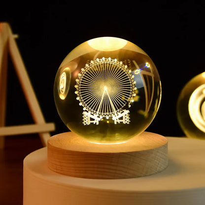 Skanto | Glowing 3D Crystal Night Light – Unique Gifts for All Occasions