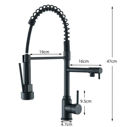 Skanto | SpringFlow – Kitchen Faucet with Double Outlet